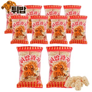 예이니식품 무직타이거 튀밥 과자 (45g) 추억의옛날스낵뻥튀기, 45g, 10개