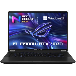 에이수스 2023 ROG 플로우 X16 코어i9 인텔 13세대 지포스 RTX 4070, Off Black, 1TB, 32GB, WIN11 Home, GV601VI-NL011W