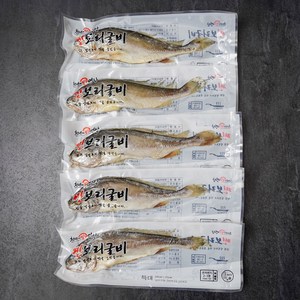 영광 법성포 찐 보리굴비 내장제거 간편 3분조리, 선물포장, 5개, 특대(28~30cm)