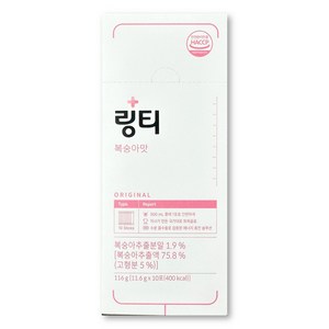 링티 복숭아맛, 11.6g, 30개