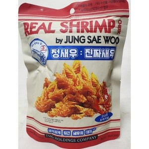 정새우 진짜새우 오리지널맛, 50g, 4개