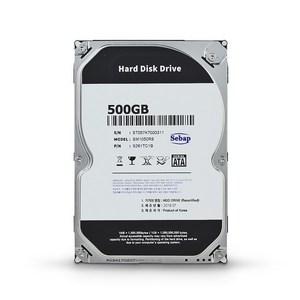 [SEBAP] Amigos HDD 500GB SM1050RS (3.5HDD/ SATA3/ 7200rpm/ 32MB/ PMR/ 리퍼비시), 선택1