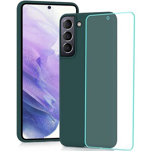 삼성 갤럭시 S22 플러스 울트라 5G 젤리 리퀴드 실리콘 라이트핏 휴대폰 케이스 Galaxy S22plus ulta silicone case 적용+지문인식 보호필름 증정 풀세트