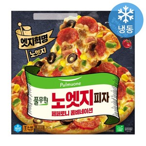 풀무원 노엣지피자 페페로니 콤비네이션, 393g, 3개