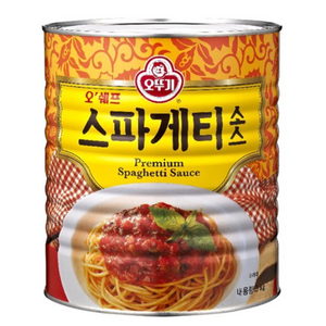 오뚜기 오쉐프 스파게티 소스, 3kg, 2개