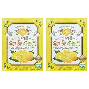 홀베리 1일 1레몬 유기농 레몬즙, 280g, 2개