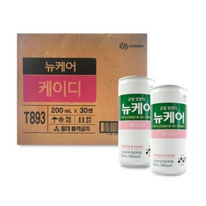 대상웰라이프 뉴케어 케이디 비투석 신장환자용 균형영양식 200ml x 30캔, 30개