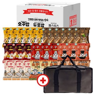 오꾸밥 주먹밥 40팩 간편식 선물세트 (참치마요5+소불고기5+불닭치즈5+김치치즈5+로제치치즈5+까르보나라5+매콤찜닭5+새우야채5), 4kg, 1세트