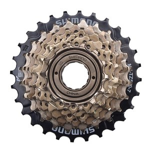 시마노 MF-TZ500-7 자전거 프리휠/7단 스프라켓 후리휠/ROAD 14-28T MTB 14-34T/자전거 체인링 체인부품, [ 14-28T ], 1개