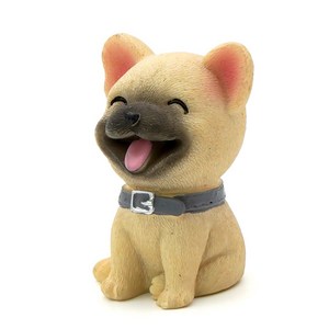 [2개묶음] 차량용강아지인형피규어장식품 액세서리불도그 자동차인형 차량용인형 c0*924yb, 2개
