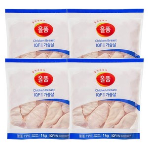 올품 IQF 통 닭가슴살, 1kg, 4개