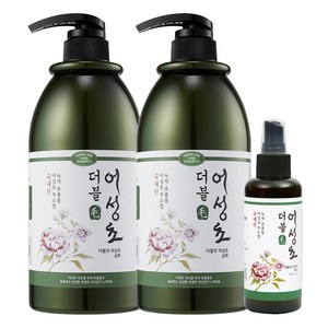 더블모 어성초 샴푸 탈모 1000ml x 2개 + 미스트 1개 추가증정, 1L