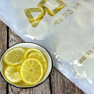 [당일출고]세모농 레몬 슬라이스 업소용 가정용 냉동, 1개, 씨 있는 레몬 슬라이스 2kg