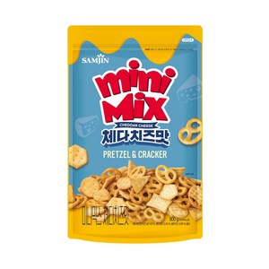 삼진 미니 프레첼 미니믹스 체다치즈맛 6개 1박스 무, 800g