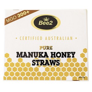 Bee2 Honey 마누카 허니 스트로우 선물 세트 Mgo300+, 1개, 360g