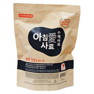 아침애 사료 전연령 피부건강 강아지 수제사료, 오리, 1kg, 1개