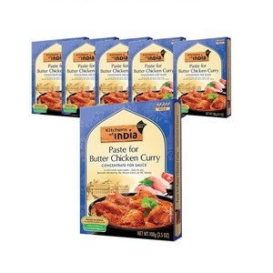 키친오브인디아 버터 치킨 커리 페이스트, 100g, 4개