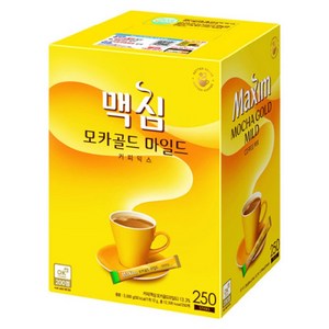 동서 맥심 모카골드 커피믹스 250T 4개, 12g, 250개입