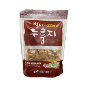 [다원푸드] 국산 별미누룽지 600g*2봉, 2개, 600g