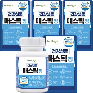 건강선물 속편한 매스틱 정 식약처 HACCP 인증 600mg 90정, 4개