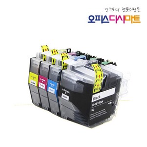 브라더 호환잉크 LC3619 XL 검정 칼라 대용량 호환 MFC-J3530DW MFC-J3930DW, 파랑, 1개