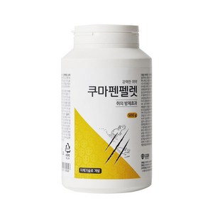 곡물 첨가한 살서제 플로쿠마펜 간편한 쥐약 쿠마펜펠렛 500g + 용기10개, 1개, 1개입