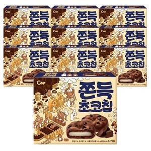 청우식품 쫀득초코칩, 240g, 10개