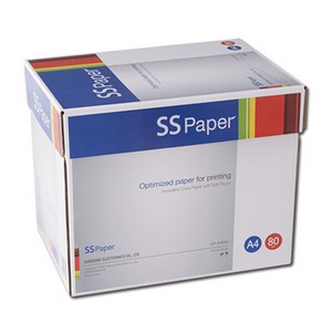 SS페이퍼(SSpape) A4용지 80g 1박스(2500매)(H), 상세페이지 참조