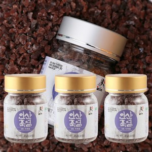 인산죽염 9회 자죽염 60g, 3개