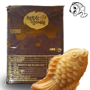 행복한 잉어빵 팥앙금 3kg 홈 베이킹 재료, 1개