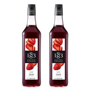 1883루틴 딸기향 시럽, 1L, 2개