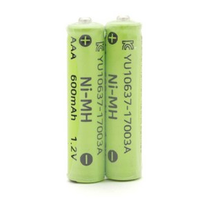 AAA 1.2V 재사용건전지 600mAh NI-MH충전지 배터리, 1개, 1개