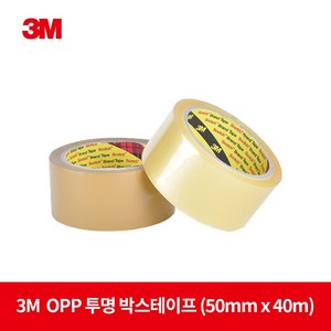 3M OPP 투명 박스테이프 50mm X 40m, 투명테이프