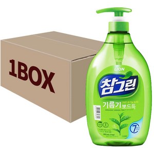 참그린 기름기 뽀드득 주방세제(용기)1kg 12입, 1L, 1kg, 12개