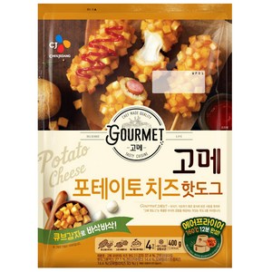 고메 CJ 포테이토치즈 핫도그 400g, 6개