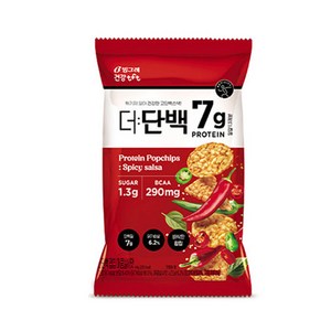 더단백 팝칩 매콤살사맛, 6개, 44g