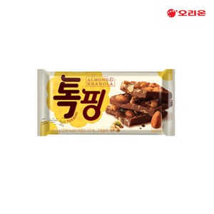 오리온 톡핑 초콜릿 아몬드 & 그래놀라, 43g, 6개