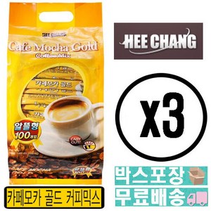 희창 카페모카 골드 커피믹스, 12g, 100개입, 3개