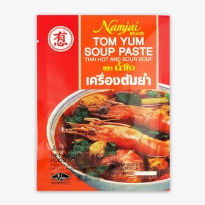 Vmat 태국 똠얌꿍 톰얌 페이스트 소스 TOM YUM SOUP PASTE 35g, 1개