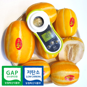 [100% 환불보장] 성주 참외 GAP 인증 당도선별 고당도 프리미엄 참외, 1박스, 1kg(못난이 흠집(랜덤과))