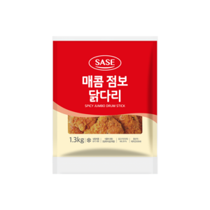 사세 매콤점보닭다리 1.3kg 스파이시 후라이드 통닭다리 치킨, 3개