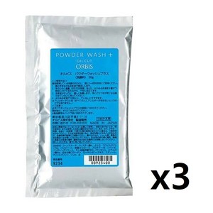 오르비스 파우더 워시+ 50g (리필) x 3개 세트