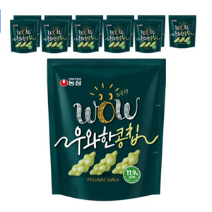 농심 우와한 콩칩, 42g, 12개