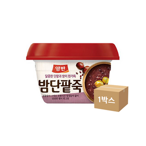 동원 양반 밤단팥죽, 285g, 24개