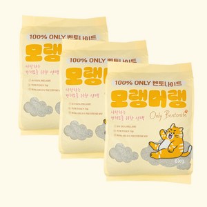 모랭머랭 ONLY 벤토나이트 고양이 모래 18kg(6kg x 3ea), 3개, 6kg