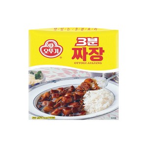 오뚜기3분 짜장, 200g, 4개