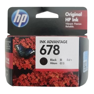 HP678 CZ107AA 정품잉크 검정 hp3545 hp4645 HP2645, 검정(CZ107AA), 2개