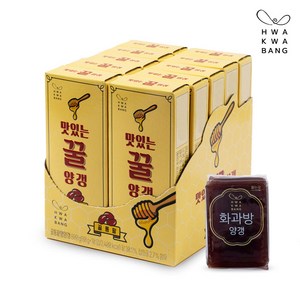 [화과방] 맛있는 꿀통팥 양갱, 20개, 40g