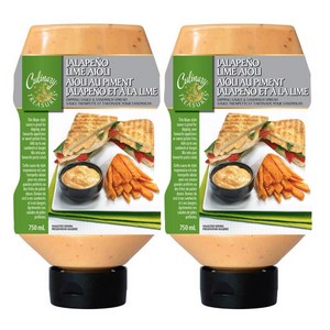 컬리너리 트레저 할라피뇨 라임 아이올리 딥핑 소스 Culinay Teasues Jalapeno Lime Aioli Dipping Sauce, 750ml, 2개