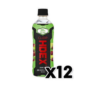 클룹 HDEX 퍼포먼스드링크 체리라임맛 페트음료 500ml x 12개